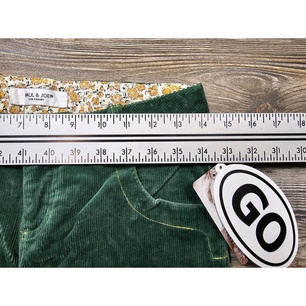Vintage Paul And Joe Corduroy Pant Womens Sz 5 Green NWT 2006 Target Y2K - Picture 5 of 10